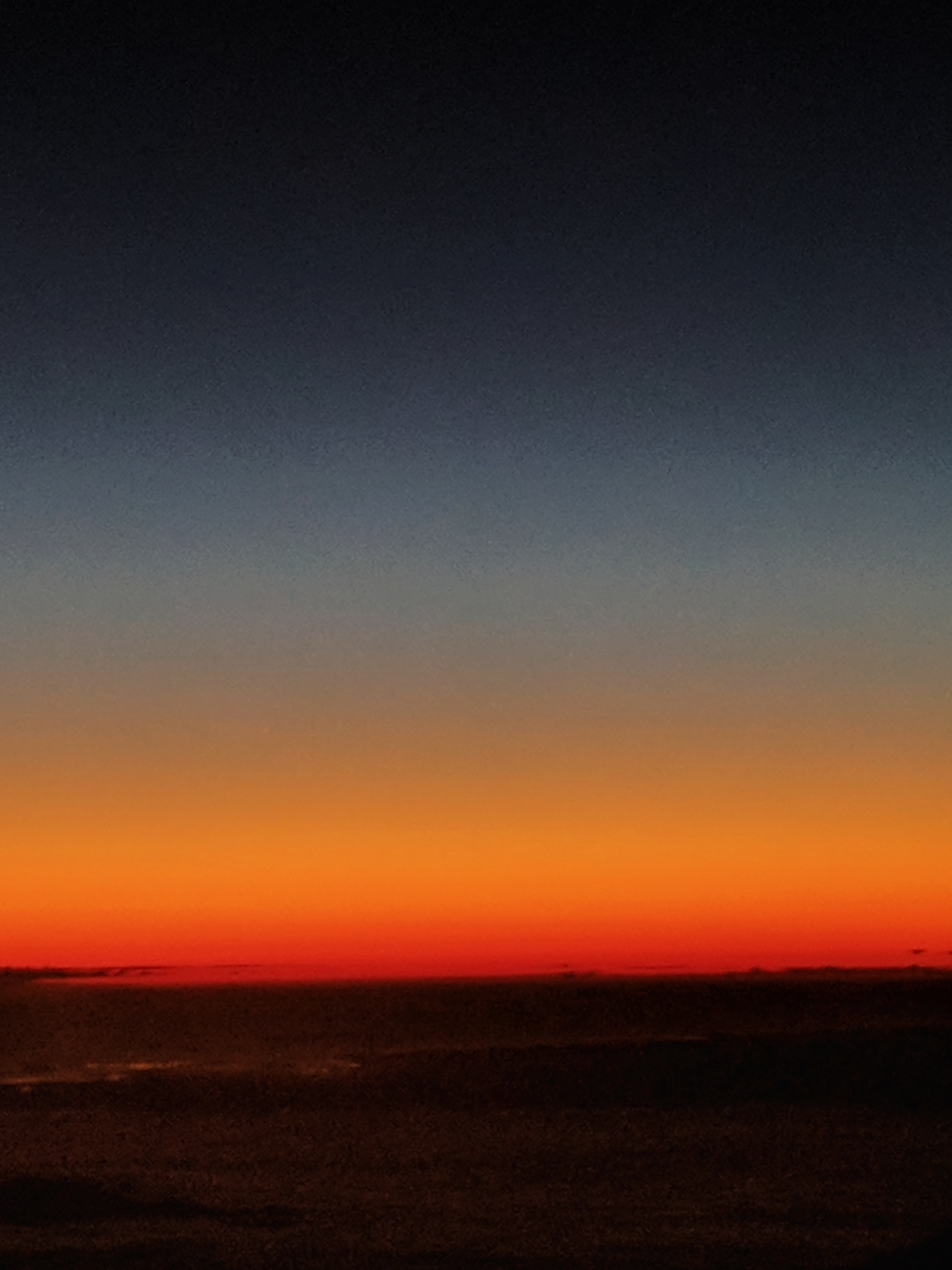 New Zealand sunrise from a plane