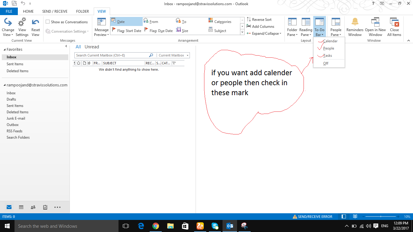 how to change outlook view panel Factscheck