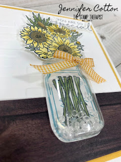 This Jar of Flowers Bundle shaker card uses Stampin' Up!'s 2020-2021 Annual Catalog items!  Check out the blog for details.  #StampTherapist #StampinUp