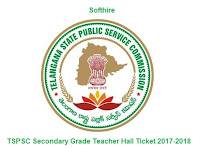 TSPSC Secondary Grade Teacher Hall Ticket