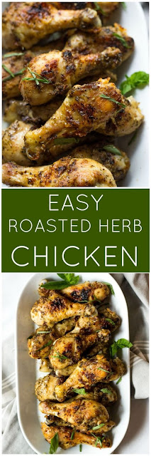 EASY ROASTED HERB CHICKEN