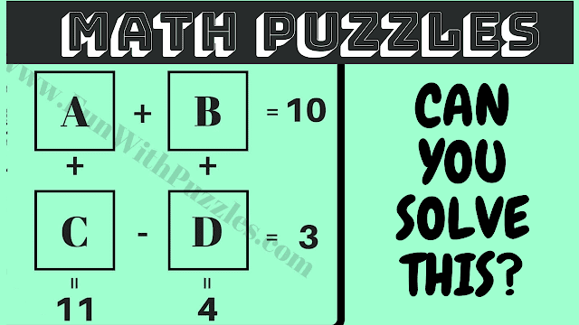 Maths Puzzle Questions for 10th Grade School Students