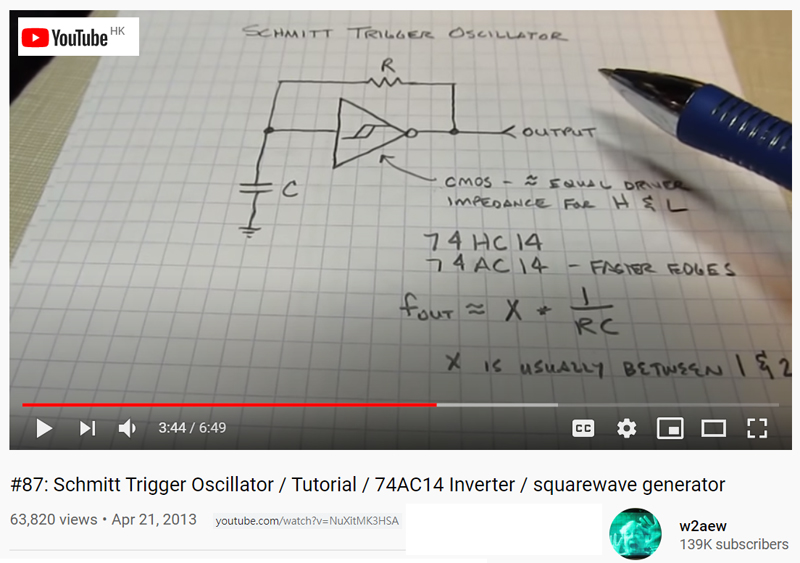 Tunnel Diode Schmitt Trigger Study Notes Part 4 (Oscillator Design 2/2)