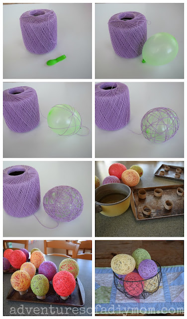 How to Make String Easter Eggs