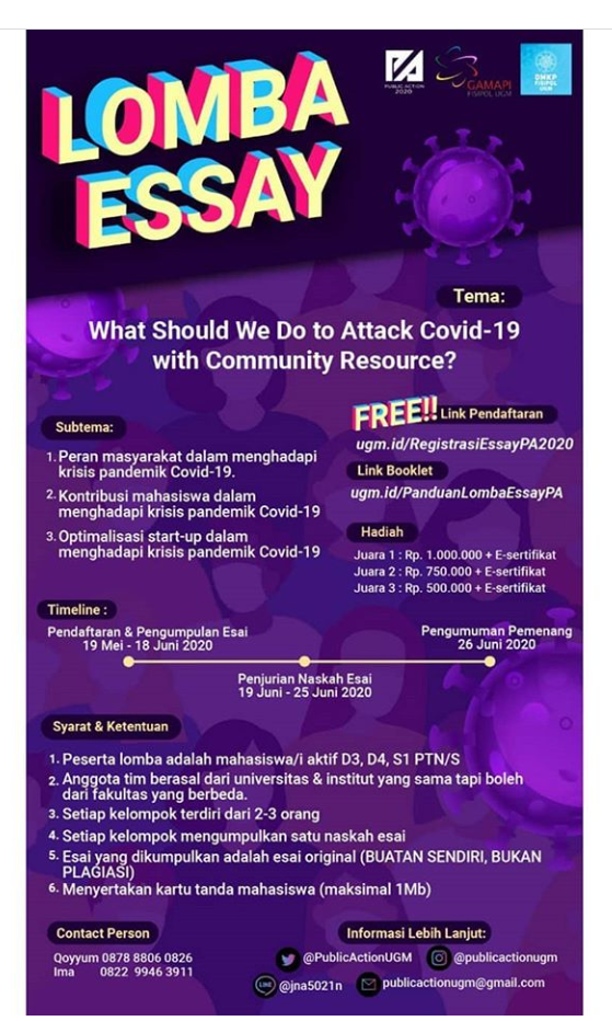 Lomba Menulis 2020 Lomba Menulis Essay (Gratis) nasional