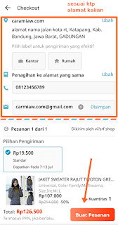 cara pembayaran lazada