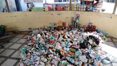 Secretaría de salud, decomisa 357 kilogramos de medicamentos fraudulentos y vencidos en la Sub región del San Juan