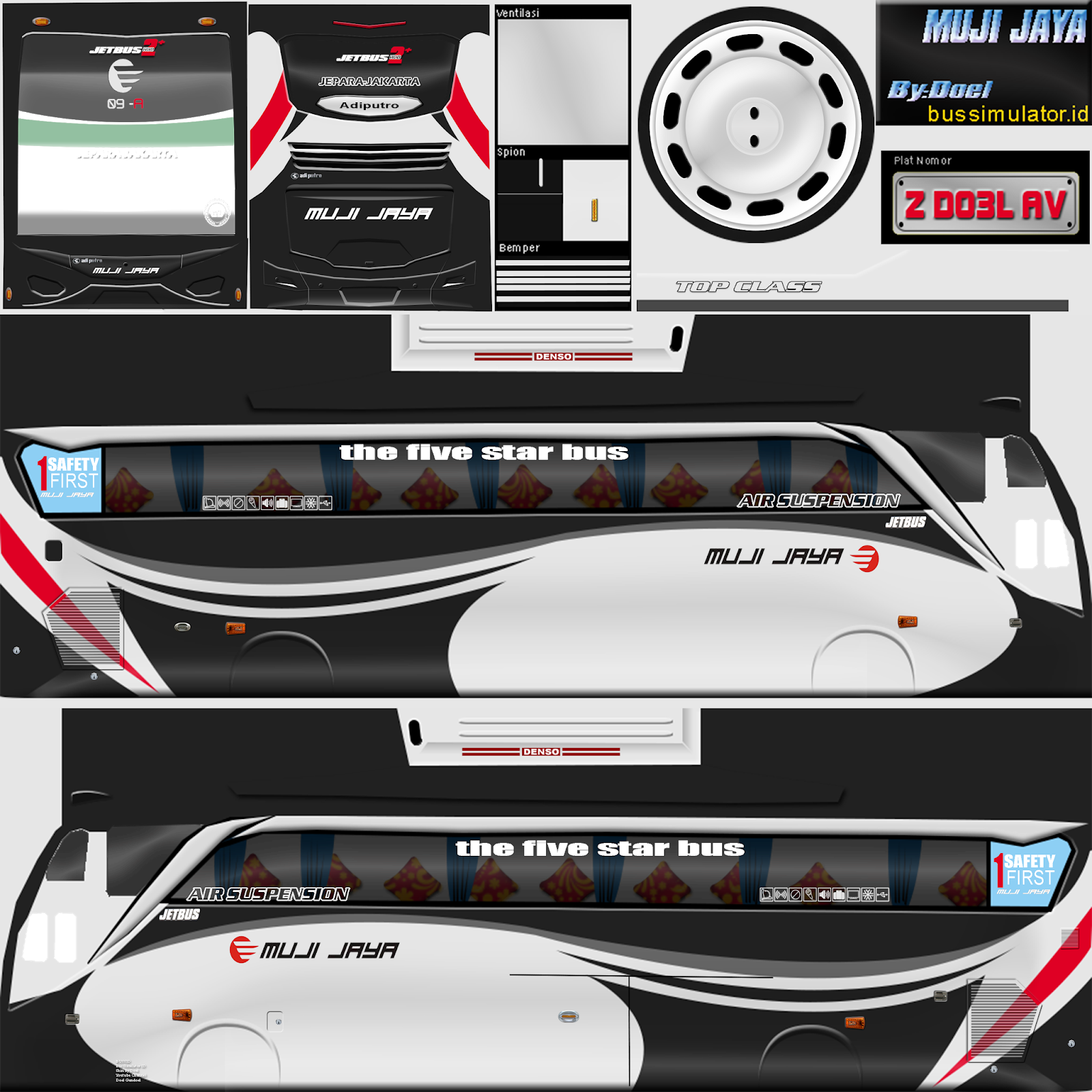 87+ Livery BUSSID HD SHD Jernih Koleksi Pilihan Part 2 Raina.id