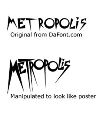 metropolis movie silent gds typography dafont