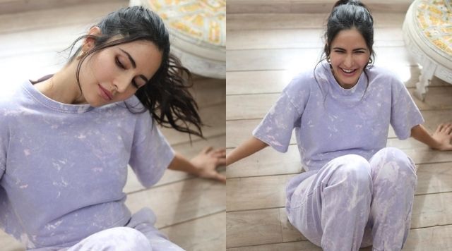 Katrina Kaif Shows Off Her Weekend Mood In This Beautiful Lavender Tie-Dye Outfit.
