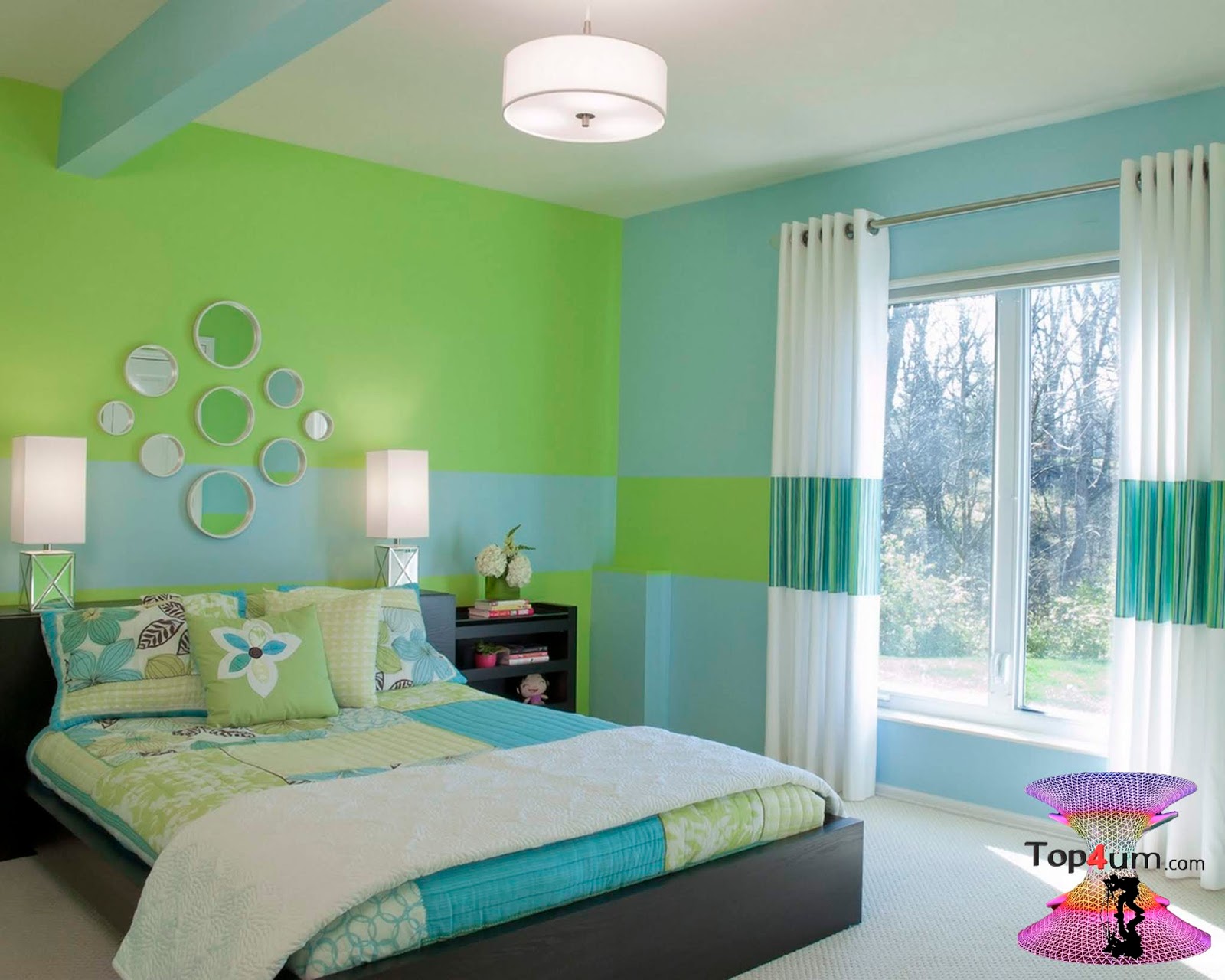Unique combination. Зеленые обои в спальне. Спальня в салатовом цвете. Комната в зеленом цвете. Спальня в зеленом цвете.