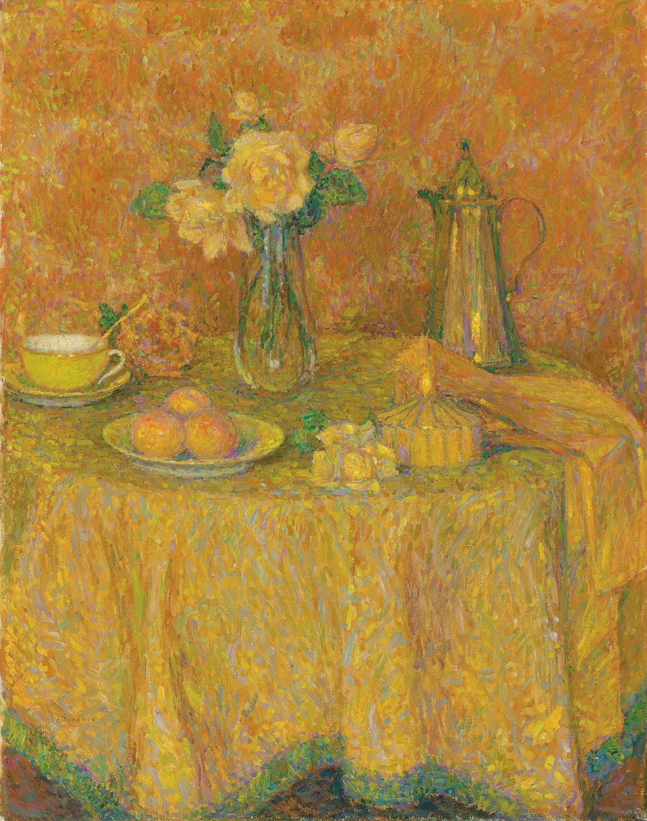 Henri LE SIDANER (1862-1939) ~ Table | Catherine La Rose ~ The Poet of