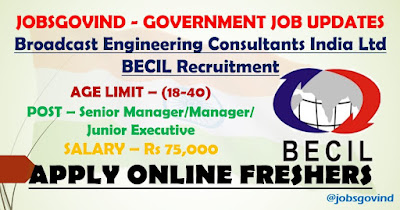 BECIL Recruitment 2021