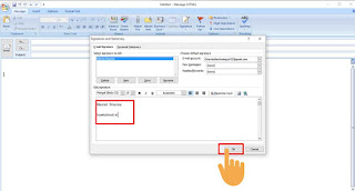 How to create signature in Outlook in Hindi
