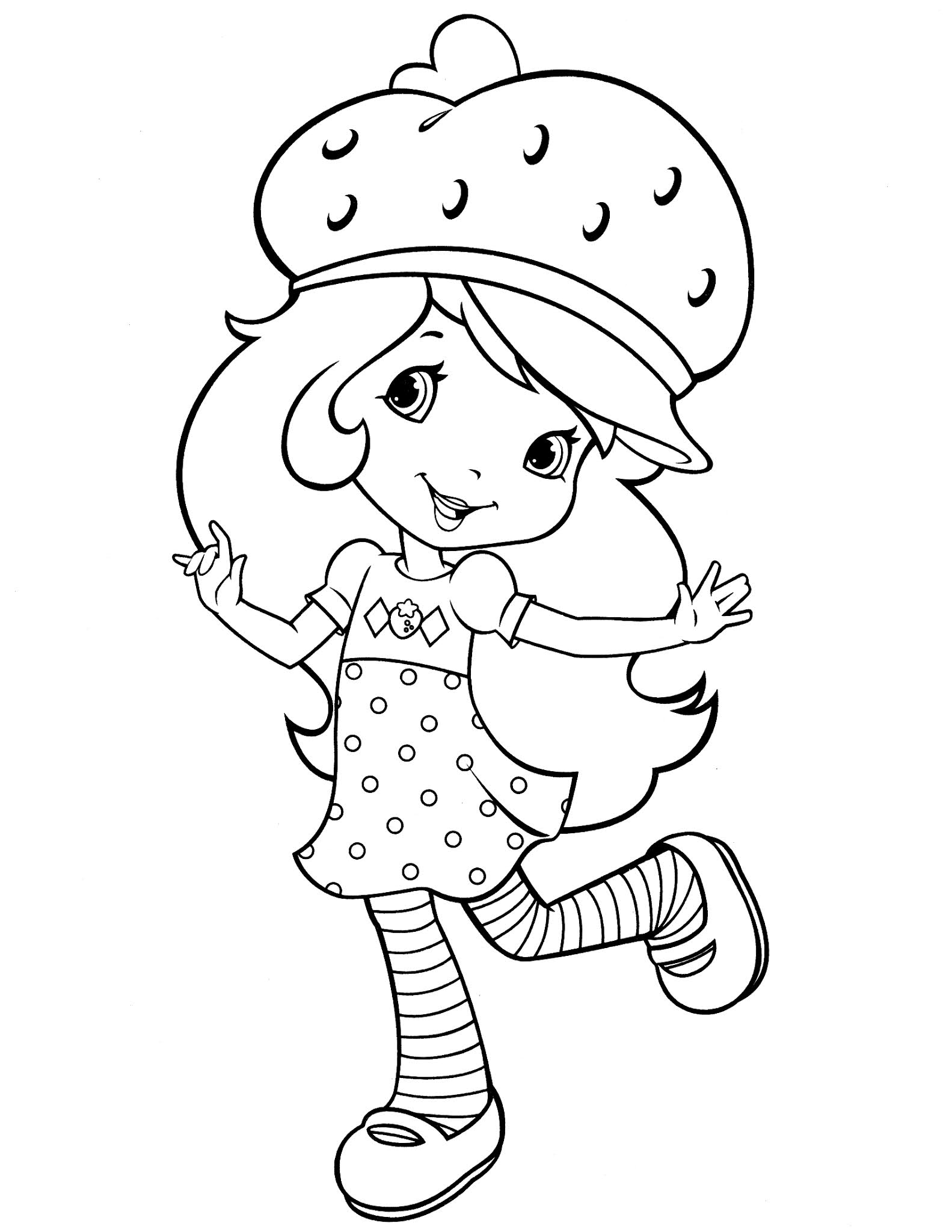 Strawberry Shortcake Coloring Pages ~ Coloring Print