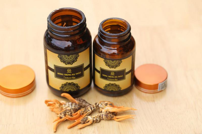 Đông Trùng Hạ Thảo Nguyên Con Khô Cordyceps KING ECO