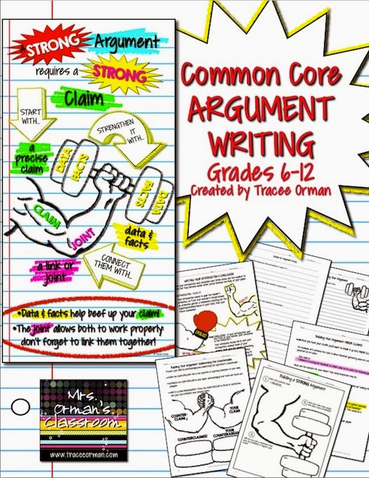 Common Core Argumentative Writing Unit