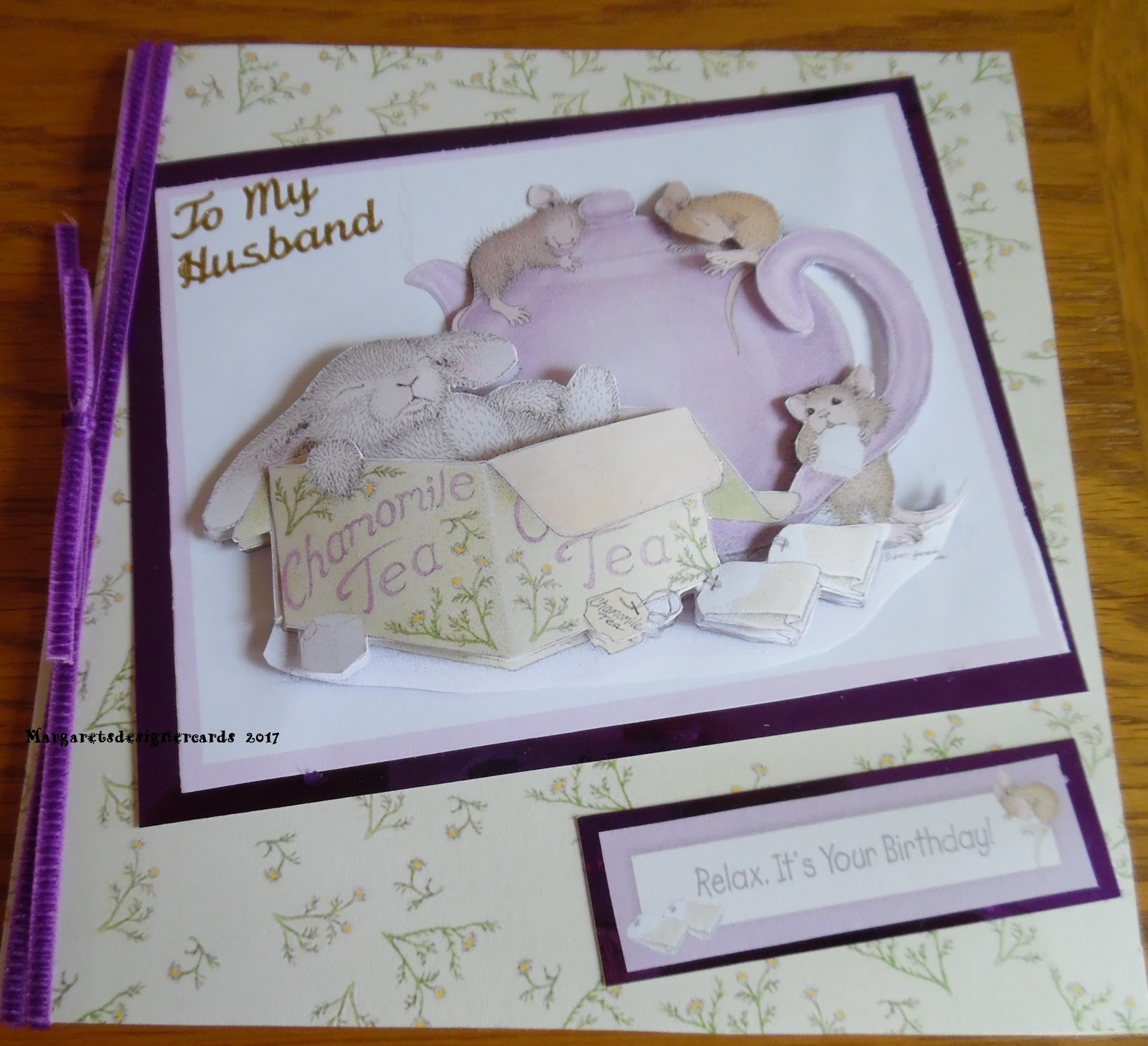 Margarets Designer Cards: Happy Birthday Vernon