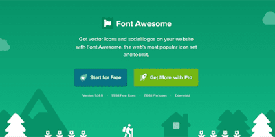 Cài đặt và sử dụng Font Awesome mới nhất cho Blog/Website