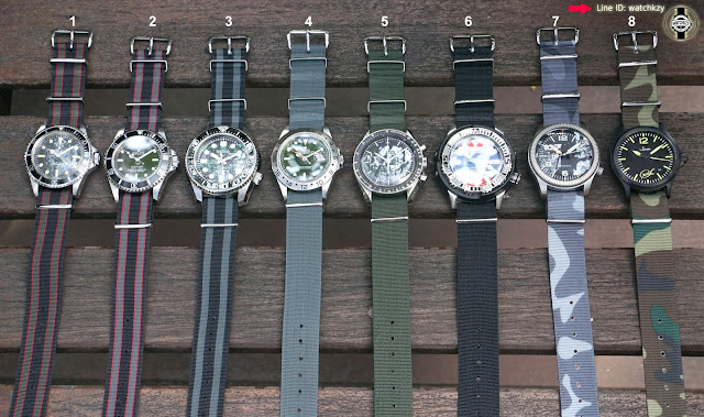 Sport watches with nato straps