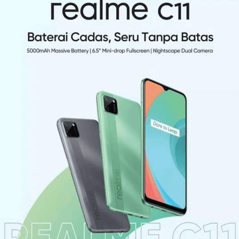 realme C11 design leaks, to feature a dual-cam with Nightscape mode