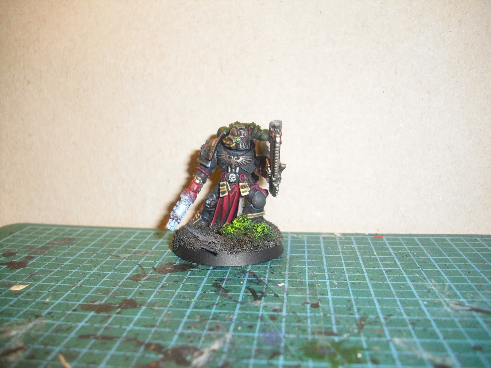 30Kplus40K Dark Angels Devastator Squad Sergeant Complete