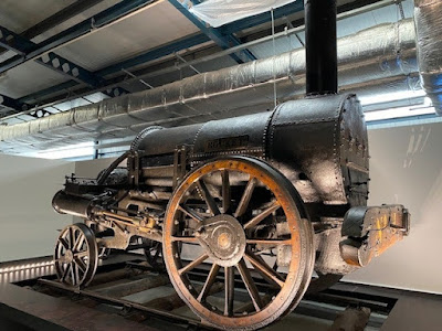 Stephenson's Rocket at the National Railway Museum, York