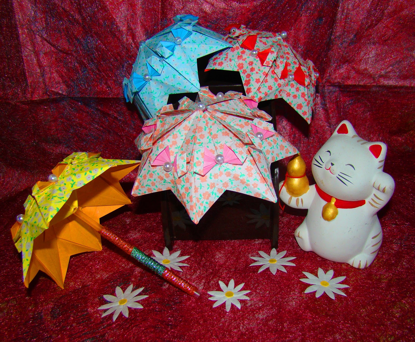 Origami Maniacs Origami Umbrellas