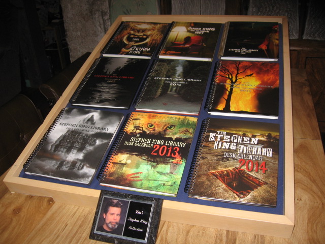 Tim's Stephen King Collection: Stephen King Library Desk Calendars