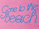 Retro vinyl sticker "Gone to the beach" with sea waves in the 'a' of the beach. Great for seaside living or on beach huts.   The quote will be fully weeded and papered for easy application. Scissors can be used to cut in-between the lines of text then repositioned on your wall to create a new looking design.