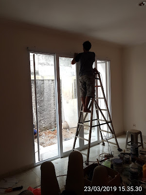 FOTO PINTU GESER ALUMINIUM