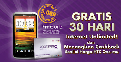 Promo Axis HTC One