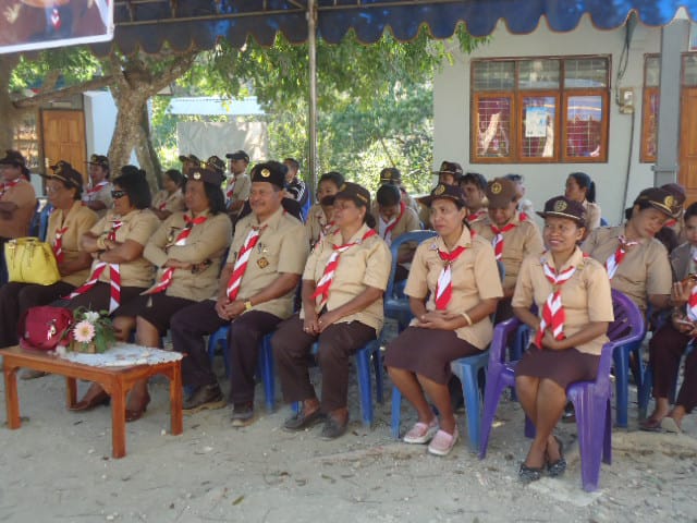 DUA BELAS SEKOLAH IKUT JAMBORE RANTING PRAMUKA TINGKAT