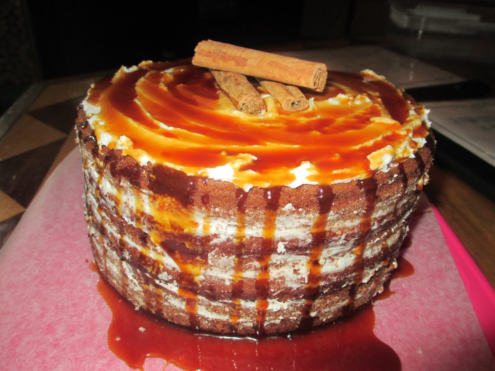 UpsideDown Toffee Apple Cake for Melbourne Cake Club "Autumn Apples