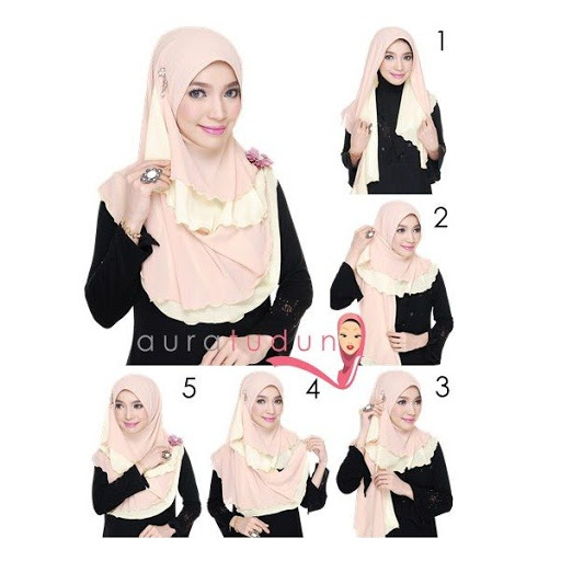 tutorial hijab segi empat untuk pesta terbaru tutorial hijab segi empat untuk pesta terbaru