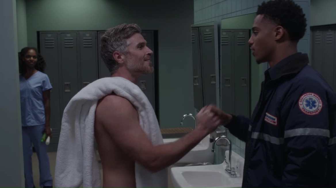 Dave Annable shirtless in What/If 1-02 "What Now" .