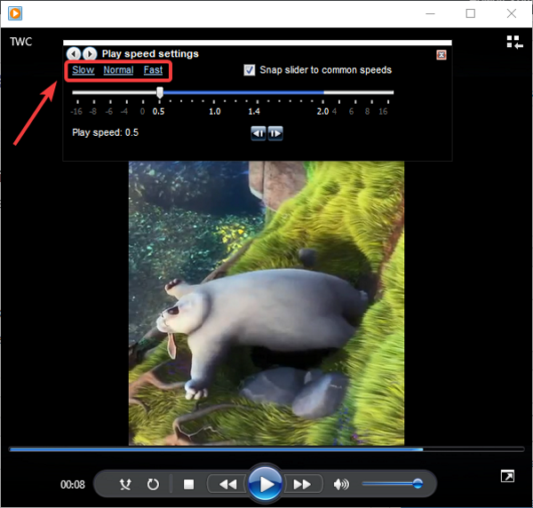 Windows10でビデオ再生速度を変更する方法