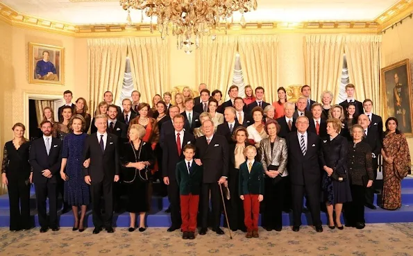 Grand-Duke Henri, Grande-Duchess Maria Teresa, Hereditary Grand Duke Guillaume, Hereditary Grand Duchess Stéphanie, Prince Félix, Princes Claire, Prince Louis, Princess Tessy, Prince Gabriel of Nassau, Prince of Nassau Noah