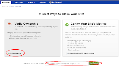 Great ways to claim your site !