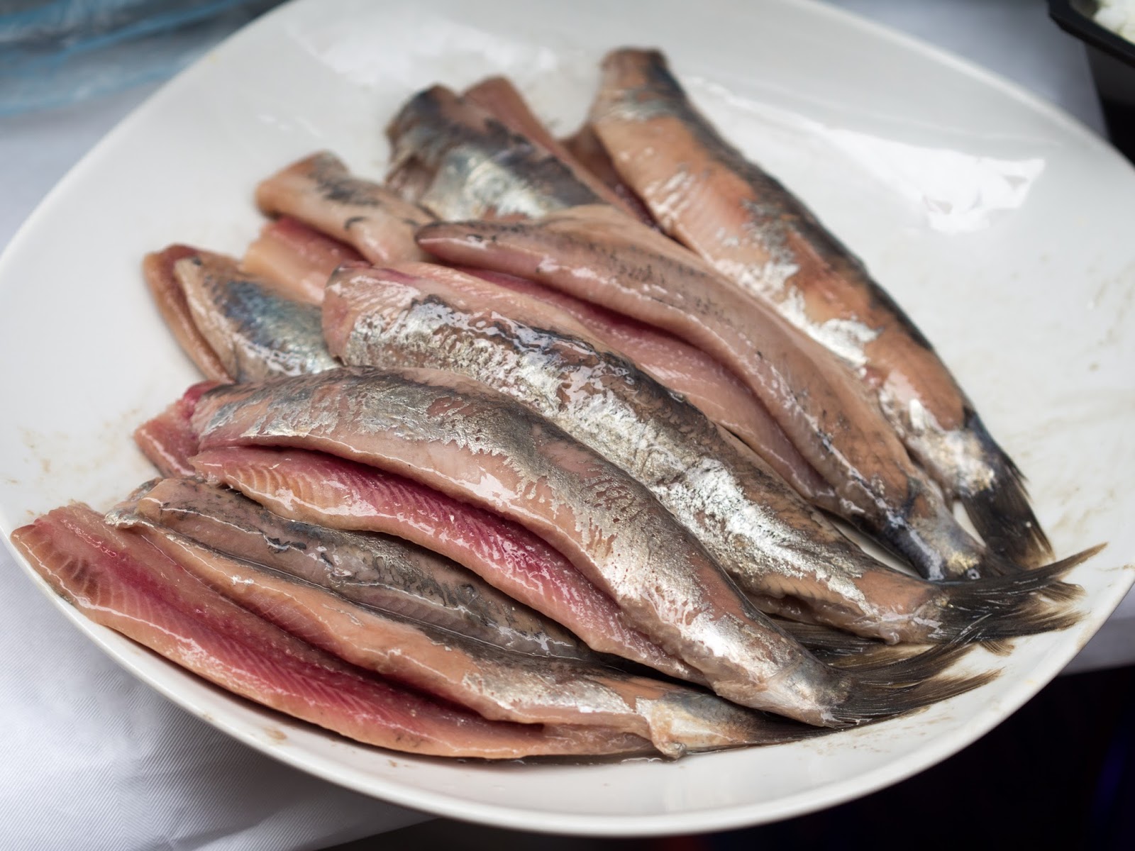 Herring baked in foil Sweden
