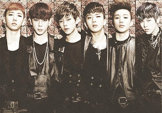 B.A.P BAP One Shot members review brown picture