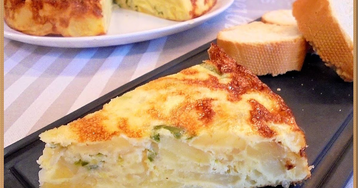 TORTILLA DE PATATAS LIGHT AL HORNO