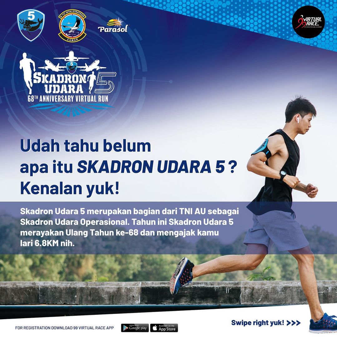 🔍 Skadron Udara 5 Virtual Run • 2021 Skadron Udara 5 Virtual Run • 2021