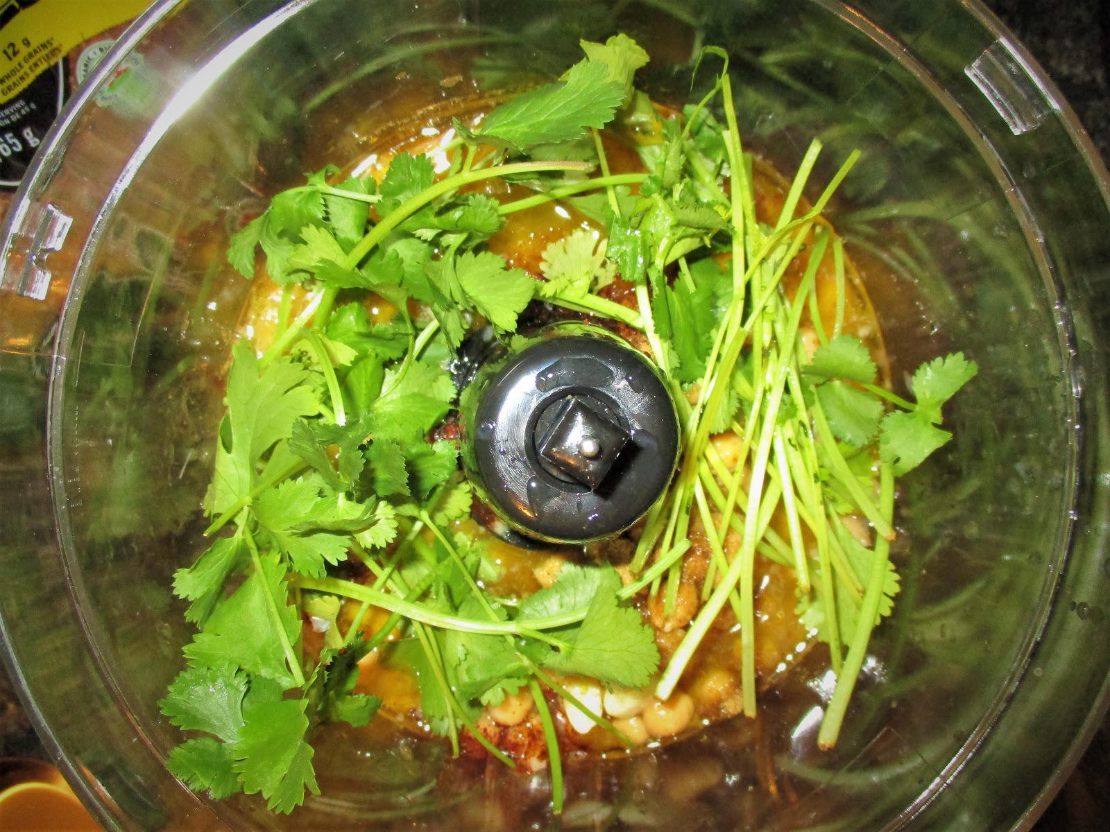 Christine's Cooking Garlic Cilantro Hummus