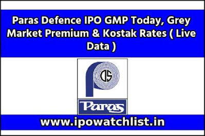 Paras Defence IPO GMP