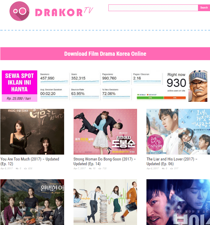 Situs Download Film Korea Terbaik