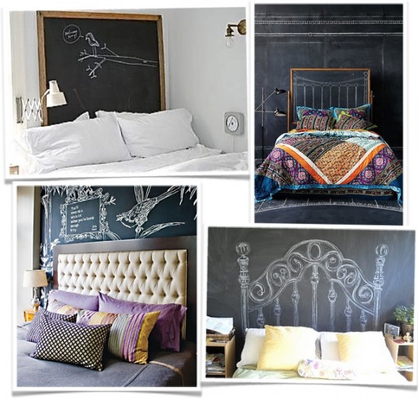 The Beautiful mind of mine The chalkboard headboard
