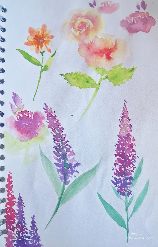 10+ Watercolor ideas, 8 method skill, come to see my tips - HiArt