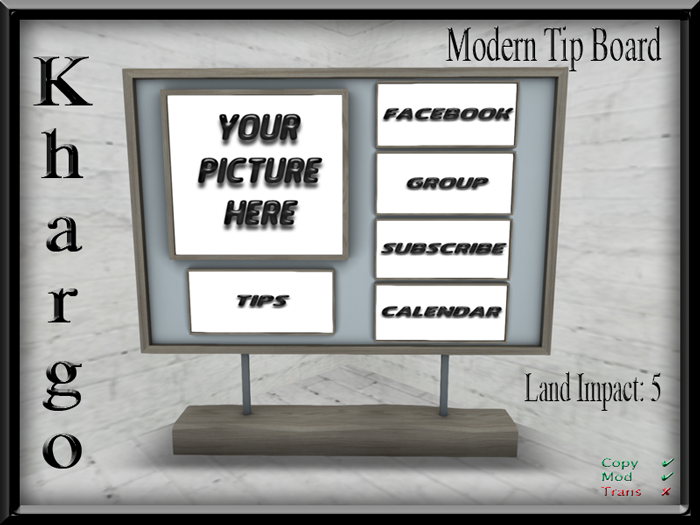 Khargo Tip Jars and Boards New Year, New Tip Boards!