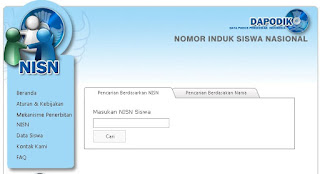 Cara Cek Nisn Siswa Tk Sd Smp Sma Blog Operator Sekolah